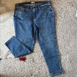 Blue Denim Skinny Jeans size 16
